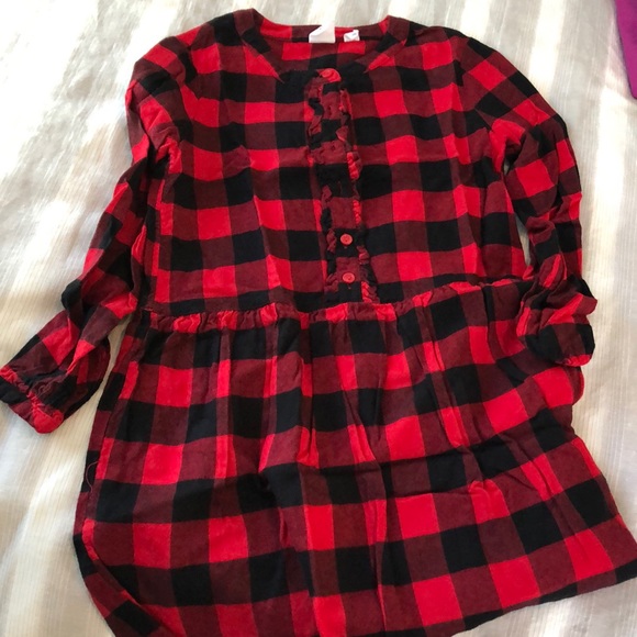 Gap Kids small Buffalo plaid dress